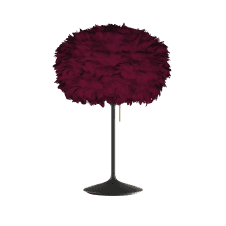 Eos Table Lamp | Red Feather Eos Medium/Black Santé Stand