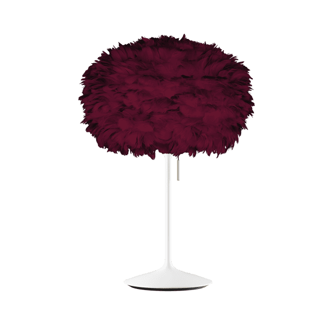 Umage Eos Table Lamp | Red Feather Eos Medium/White Santé Stand