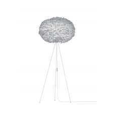 Eos Tripod Floor Lamp - Light Grey Feather Eos XL/White Tripod