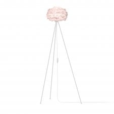 Eos Tripod Floor Lamp - Light Rose Feather Eos Mini/White Tripod