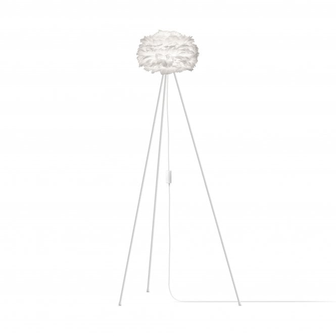 Umage Eos Tripod Floor Lamp | White Feather Eos Mini/White Tripod