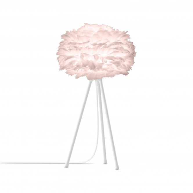 Umage Eos Tripod Table Lamp - Light Rose Feather Eos Mini/White Tripod