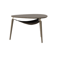 Hang Out Coffee Table | Dark Oak/Brass
