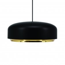 Hazel LED Pendant Light | Medium | Black | 40cm