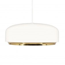 Hazel LED Pendant Light | Medium | White | 40cm