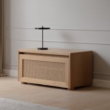 Hideaway Storage Bench | Oak | 90cm
