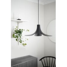 Jazz Light Shade | Black Oak with Rosette Cord Set