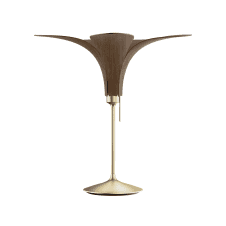 Jazz Table Lamp | Dark Oak Jazz/Brushed Brass Santé Stand