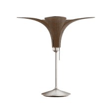 Jazz Table Lamp | Dark Oak Jazz/Brushed Steel Santé Stand