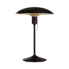 Manta Ray Table Lamp | Black & Brass Manta Ray Shade/Black Santé Stand