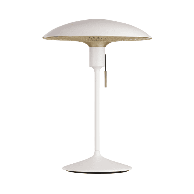 Umage Manta Ray Table Lamp | White & Brass Manta Ray Shade/White Santé Stand