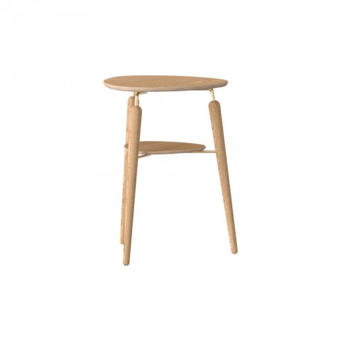 Umage My Spot Side Table with USB charger | Oak/Brass