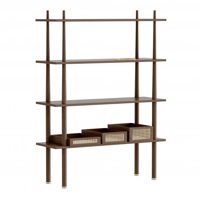 Umage Stories Shelving/Display Unit Plus | Dark Oak