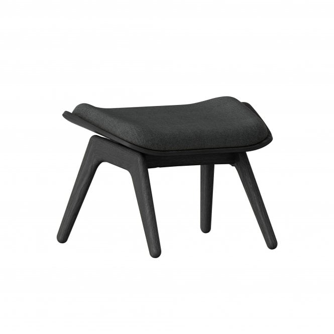 Umage The Reader Ottoman | Black Oak | Horizons Textile Upholstery