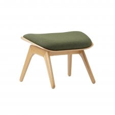 The Reader Ottoman | Oak | Horizons Textile Upholstery
