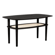 Together Coffee Table | Sleek Rectangle | Black Oak