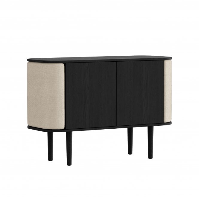 Umage Treasures 2 Door Cabinet in Black Oak | White Sands