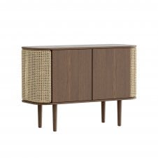 Treasures 2 Door Sideboard/Drinks Cabinet | Dark Oak/Venetian Cane