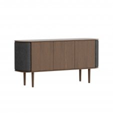 Treasures 3 Door Cabinet in Dark Oak | Shadow