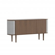 Treasures 3 Door Cabinet in Dark Oak | Sterling