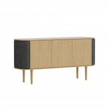 Treasures 3 Door Cabinet in Oak | Shadow