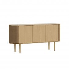 Treasures 3 Door Cabinet in Oak | Sugar Brown