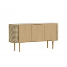Treasures 3 Door Cabinet in Oak | Venetian Cane
