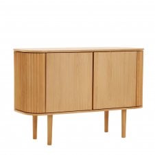 Treasures Cabinet in Oak | Fluted Door