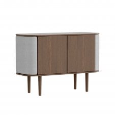 Treasures Sideboard/Drinks Cabinet | 2 Door |  Dark Oak/Sterling