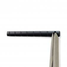 Flip 8 Hook Coat Rack | Black