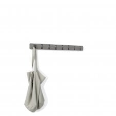 Flip 8 Hook Coat Rack | Grey/Pewter