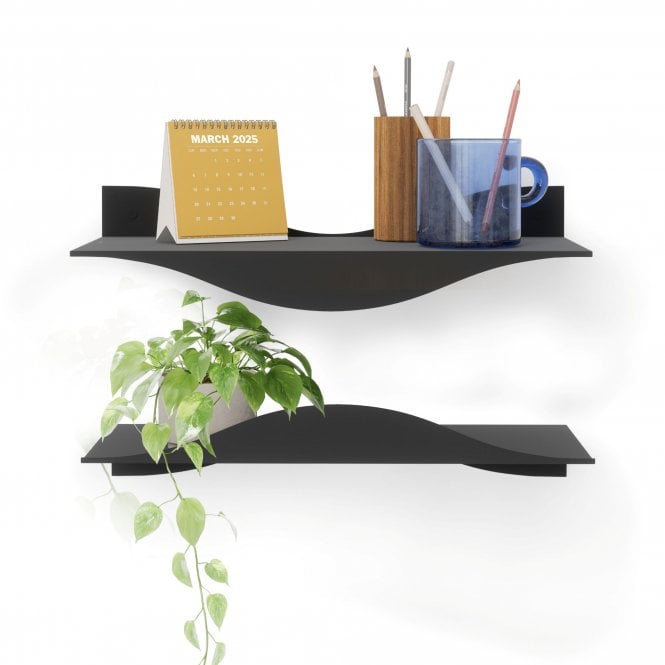 Umbra Surf Shelf | Set of 2 | Black