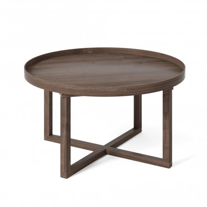 Wireworks 66D Round Coffee Table | Walnut