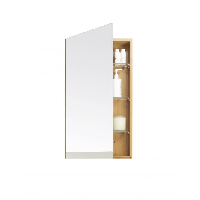 Wireworks Arena Single Bathroom Cabinet 700 | Bamboo
