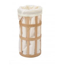 Cage Laundry Basket | Oak/Soft White