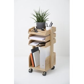 Casper Rolling Workspace Organiser | Oak