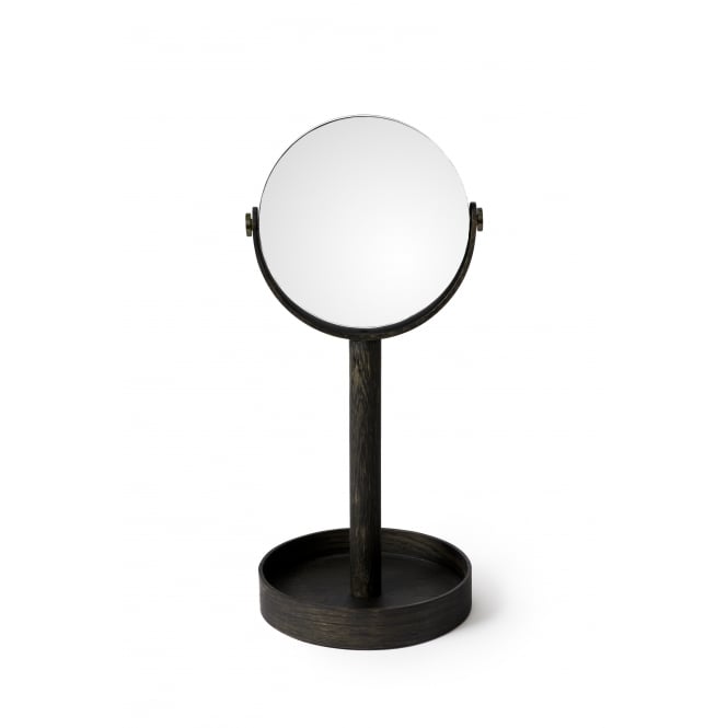 Wireworks Close-up Magnify Mirror | Dark Oak