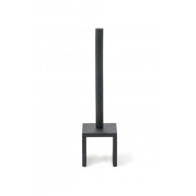 Wireworks Cosmos Freestanding Toilet Roll Holder | Dark Oak