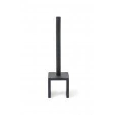 Cosmos Freestanding Toilet Roll Holder | Dark Oak