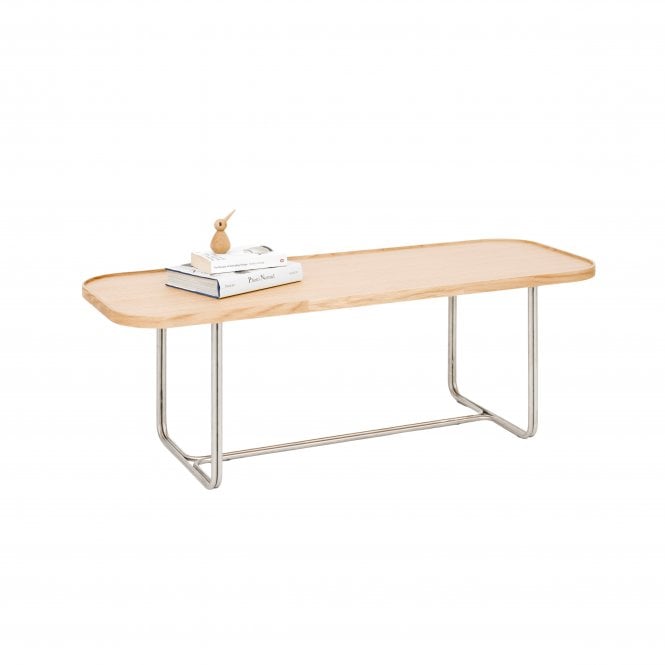 Wireworks DT114 Rectangular Coffee Table | Oak