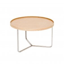 DT66 Round Coffee Side Table | Oak