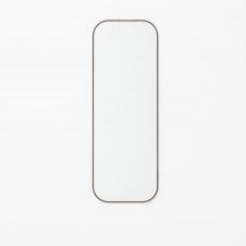 Gaze Rectangular Wall Mirror | Walnut