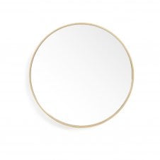 Glance Round Wall Mirror 450 | Oak