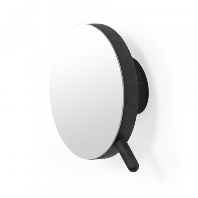 Wireworks Magnifying Wall Mirror | Dark Oak