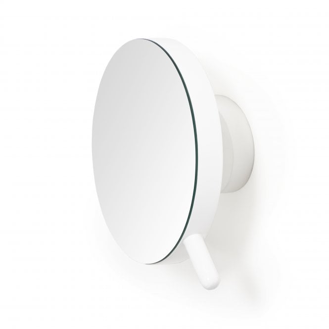 Wireworks Magnifying Wall Mirror | Gloss White