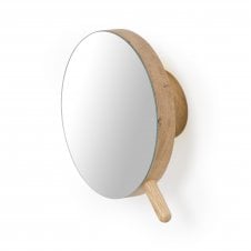 Magnifying Wall Mirror | Oak