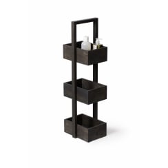 Mezza 3 Tier Bathroom Caddy | Dark Oak