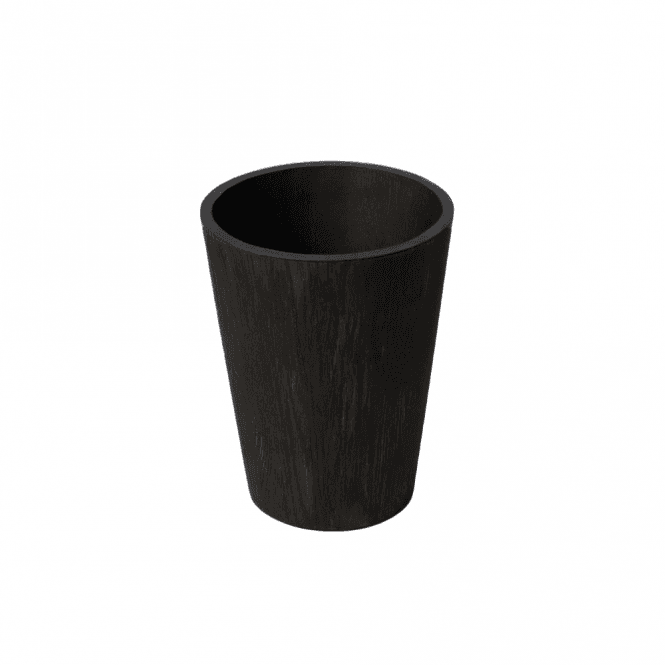 Wireworks Mezza Bathroom Waste Bin | Dark Oak