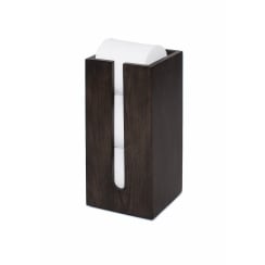 Mezza Box Toilet Roll Holder | Dark Oak