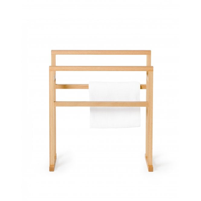 Wireworks Mezza Grande Towel Rail | Oak